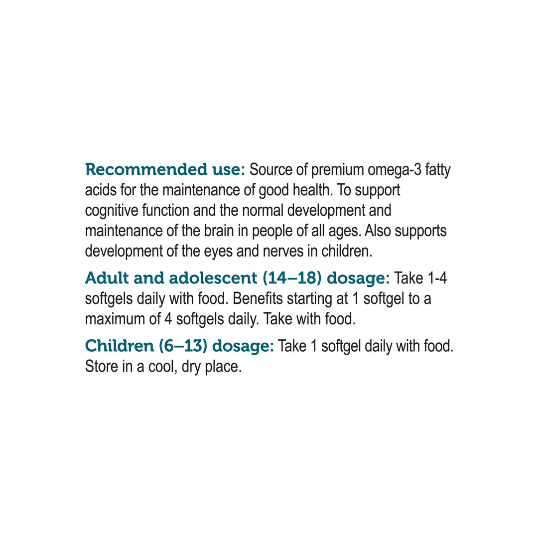 Genuine Health Omega-3 Think | Brain Support 60 Softgels