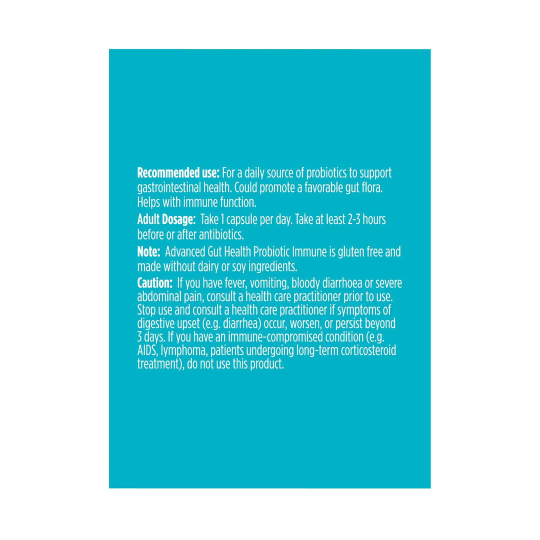 Genuine Health Advanced Gut Health | Immune Probiotic 50 Billion 30 V-Caps