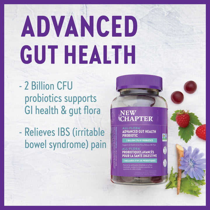 New Chapter All-Flora Probiotic + Prebiotic Gummies