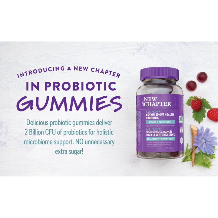 New Chapter All-Flora Probiotic + Prebiotic Gummies