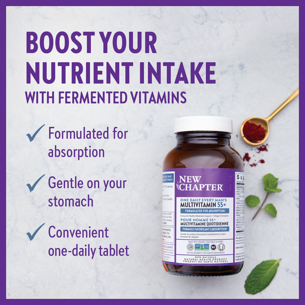 New Chapter®  One Daily Every Men's Multivitamin 55+