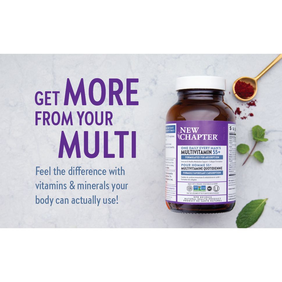 New Chapter®  One Daily Every Men's Multivitamin 55+