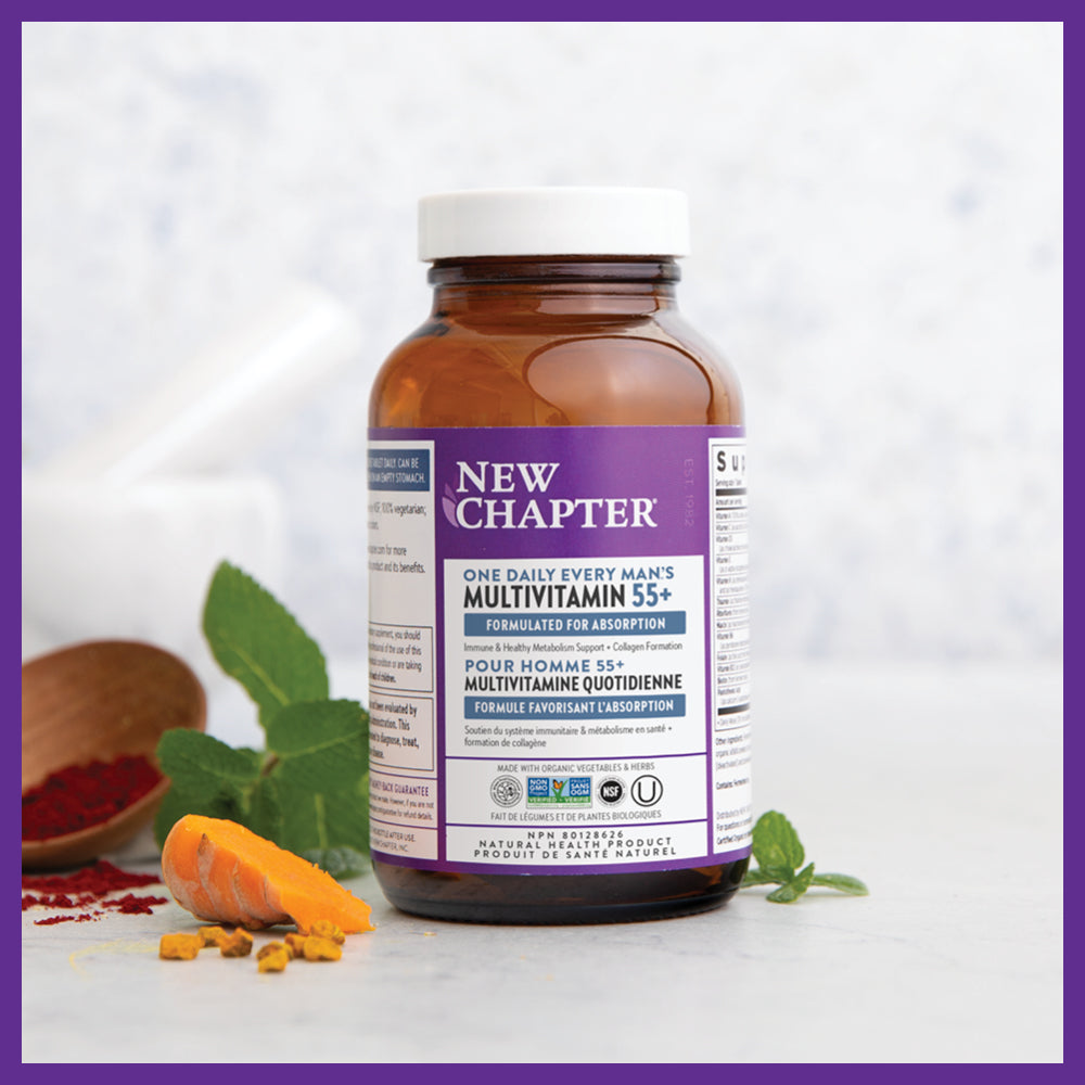 New Chapter®  One Daily Every Men's Multivitamin 55+