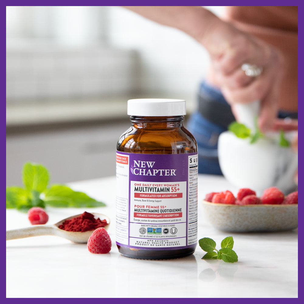 LIQUIDATION - New Chapter®  One Daily Every Woman's Multivitamin 55+  - FINAL SALE/NO RETURNS***