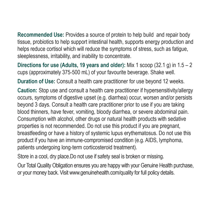 Genuine Health All-in-One | Unflavoured Unsweetened Meal Replacement 643g
