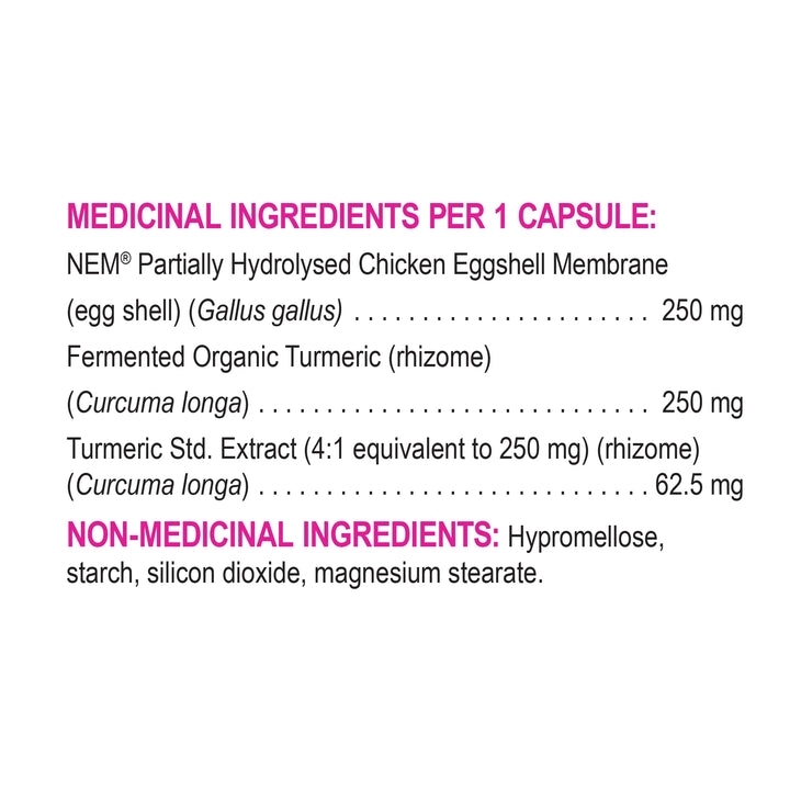 Genuine Health Fast Joint Care | NEM & Turmeric 60 V-Caps