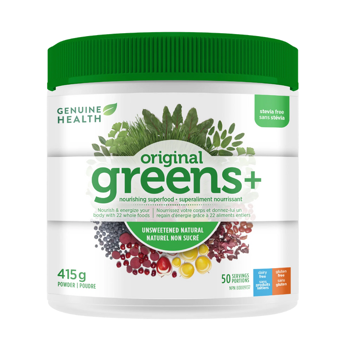 Genuine Health Greens+ | Unflavoured Greens Powder 415g