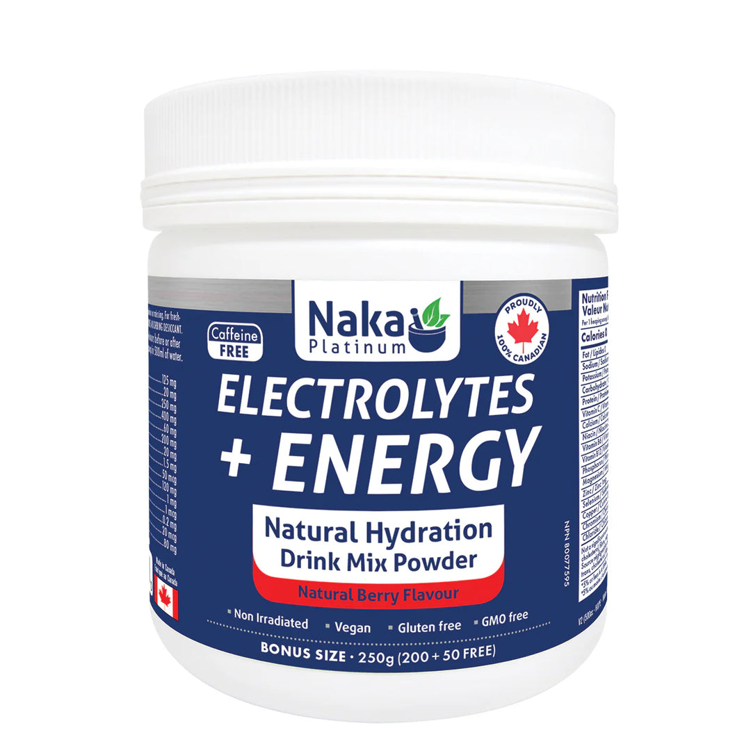 Naka Platinum Platinum Electrolytes + Energy Natural Sport Drink Mix