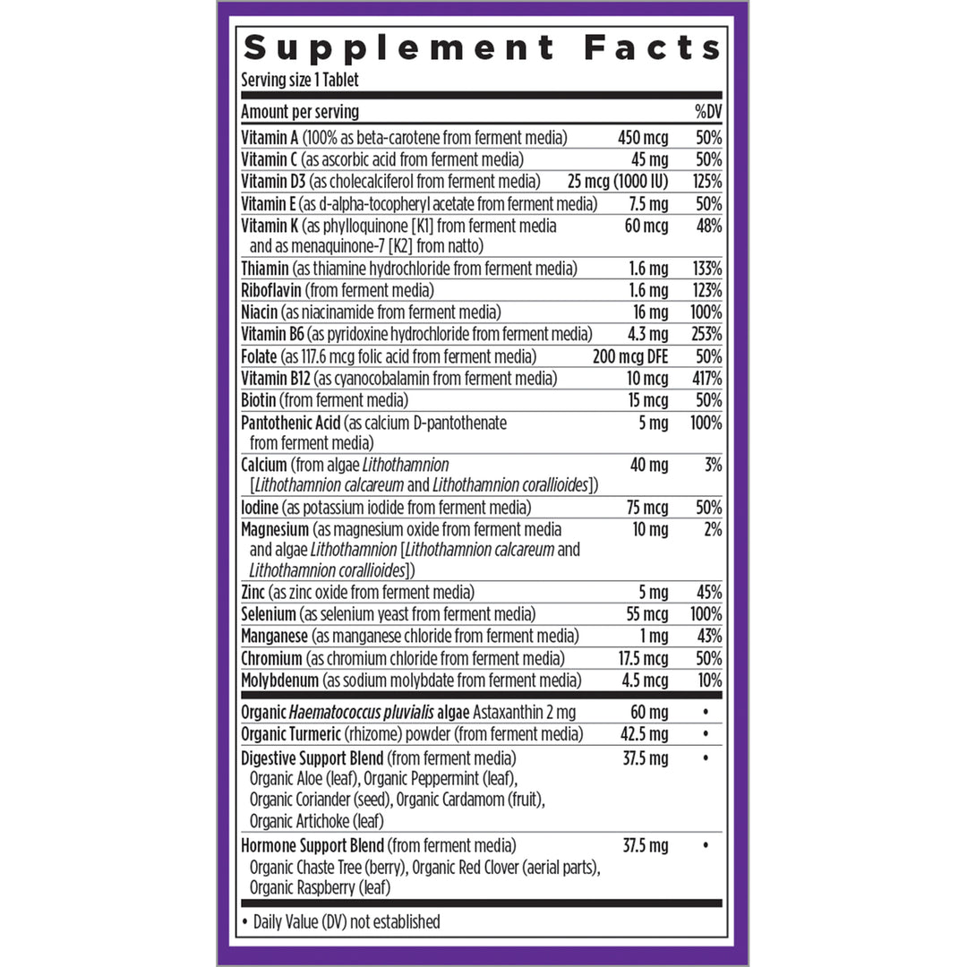 LIQUIDATION - New Chapter®  One Daily Every Woman's Multivitamin 55+  - FINAL SALE/NO RETURNS***