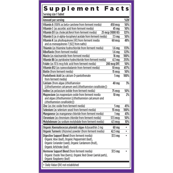 LIQUIDATION - New Chapter®  One Daily Every Woman's Multivitamin 55+  - FINAL SALE/NO RETURNS***