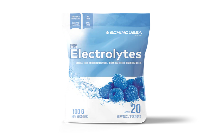 Schinoussa Superfoods  E5 Electrolyte Blue Raspberry Flavour