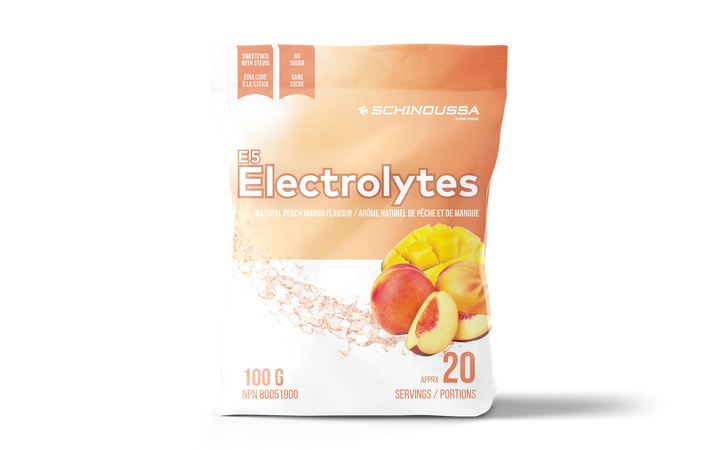 Schinoussa Superfoods E5 Electrolytes Peach Mango Flavour
