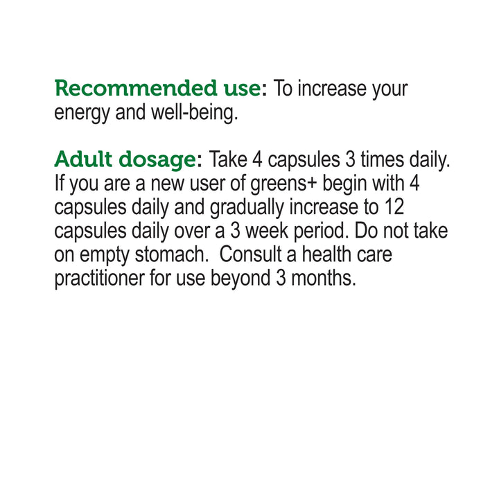 Genuine Health Greens+ | Greens Capsules 240 V-Caps