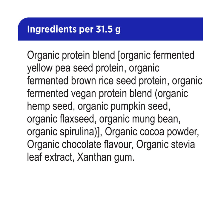 Genuine Health Fermented Vegan Proteins+ | Chocolate Plant Protein 320g