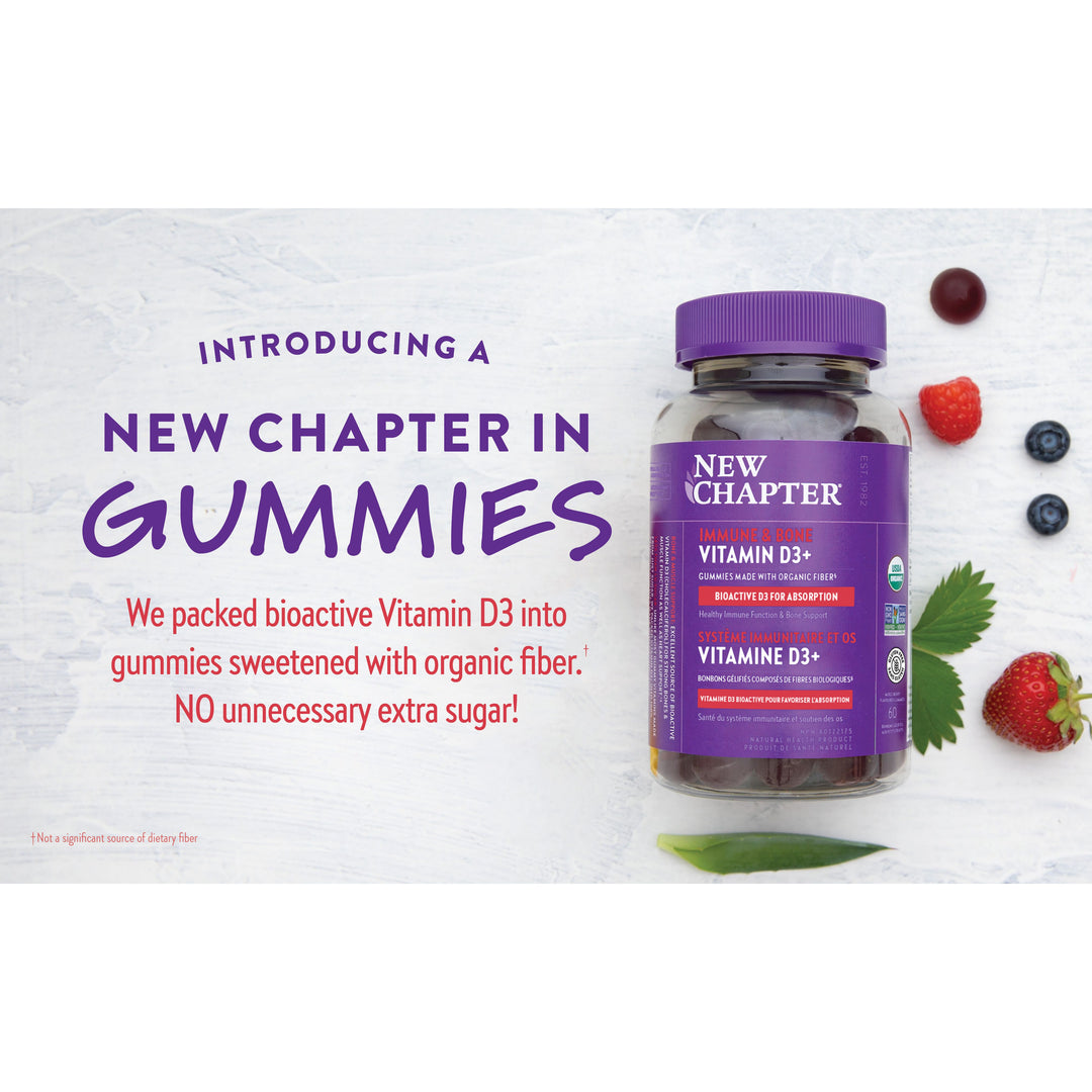 New Chapter® Strength Support Vitamin D3+ Gummies
