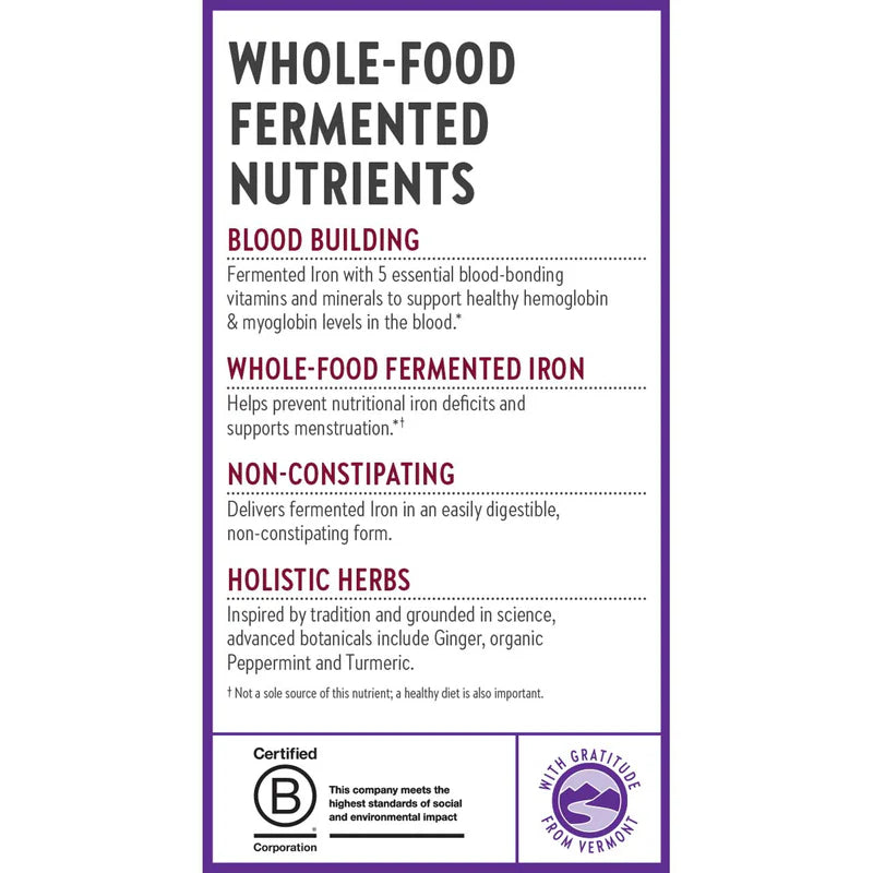 New Chapter® Fermented Iron Complex