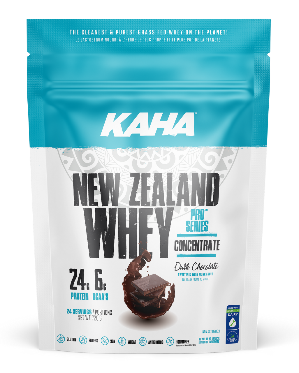 Kaha New Zealand Whey Concentrate, Dark Chocolate