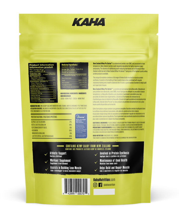 Kaha Kaha New Zealand Whey Isolate, Chocolate