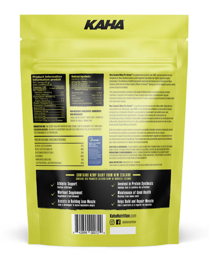 Kaha New Zealand Whey Isolate, Vanilla