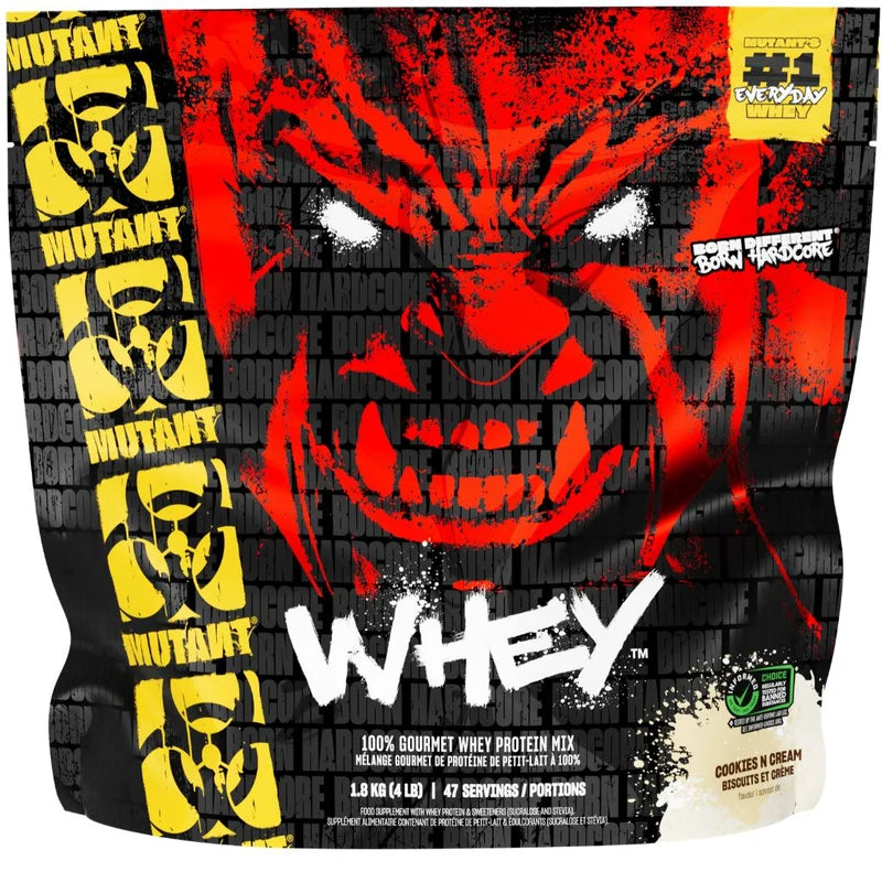 Mutant Whey Protein Powder, Cookies & Cream