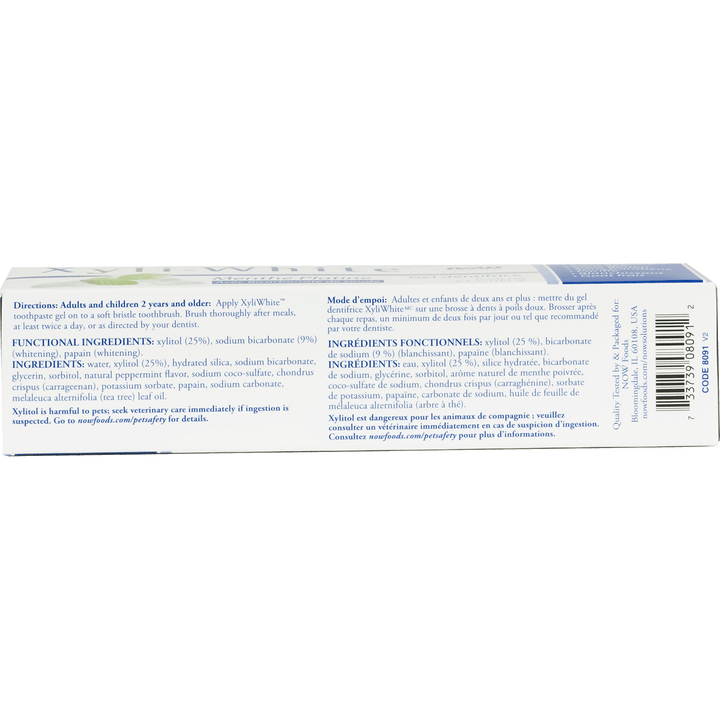 NOW Xyliwhite™ Platinum Mint with Baking Soda Toothpaste