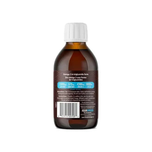 AquaOmega  5X Omega3, High EPA 4382mg, Lemon