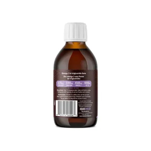 AquaOmega  5X Omega3, High DHA 4500 mg, Lemon