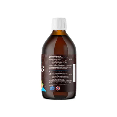 AquaOmega  5X Omega3, High EPA 4382mg,  Orange