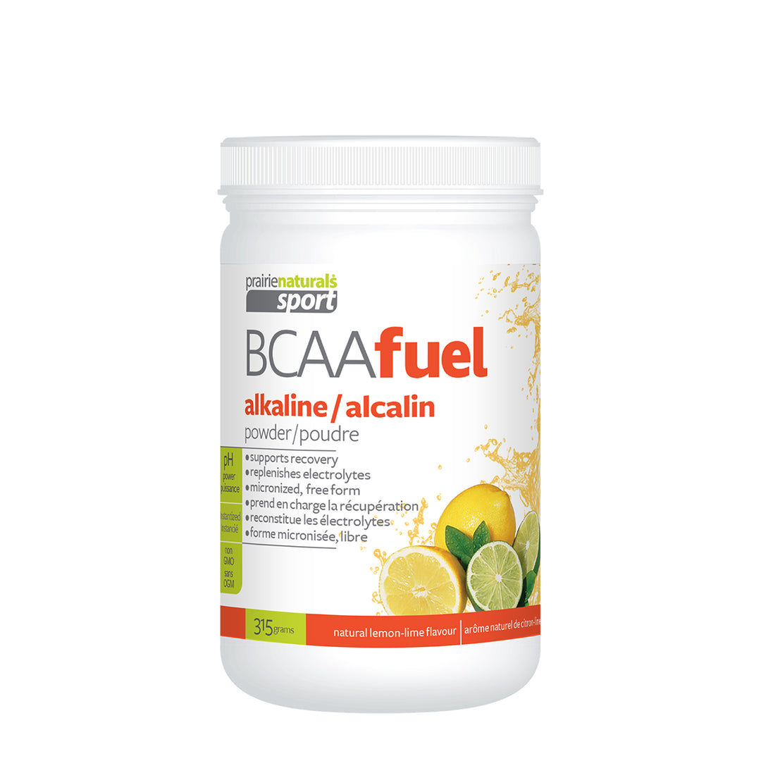 Prairie Naturals BCAA Fuel Alkaline Natural Lemon-Lime Flavour Powder