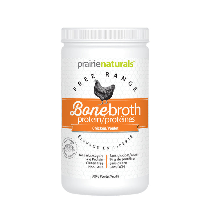 LIQUIDATION - Prairie Naturals Bone Broth Powder Chicken - FINAL SALE***