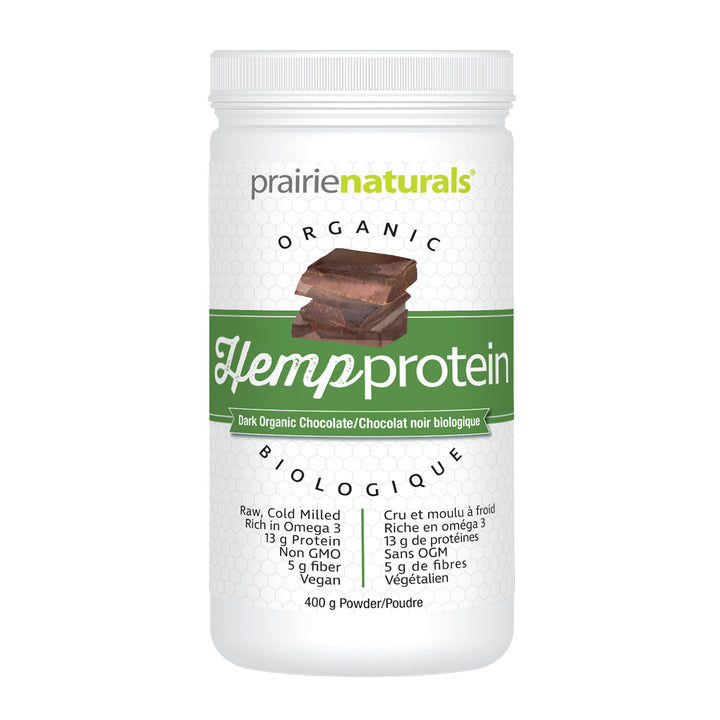Prairie Naturals Hemp Protein Dark Organic Chocolate 400g