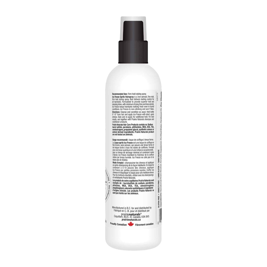 Prairie Naturals Ice Freeze Spritz Hair Spray Firm Hold 250ml