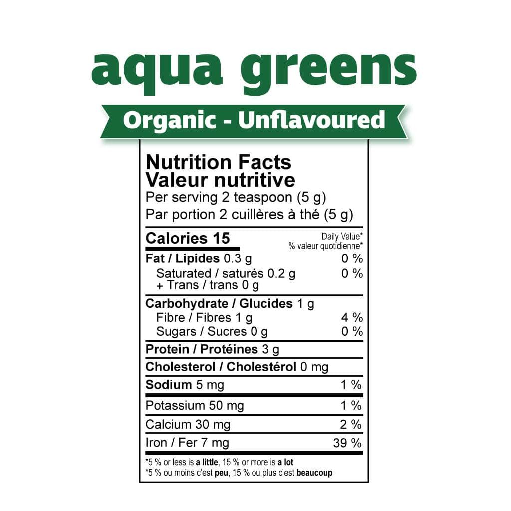 Prairie Naturals Organic Aqua Greens Powder 200g