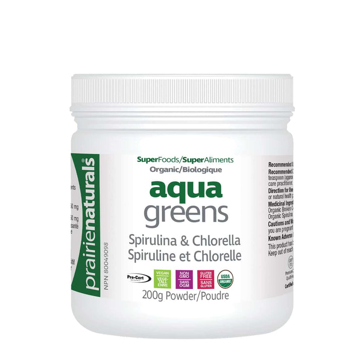 Prairie Naturals Organic Aqua Greens Powder 200g