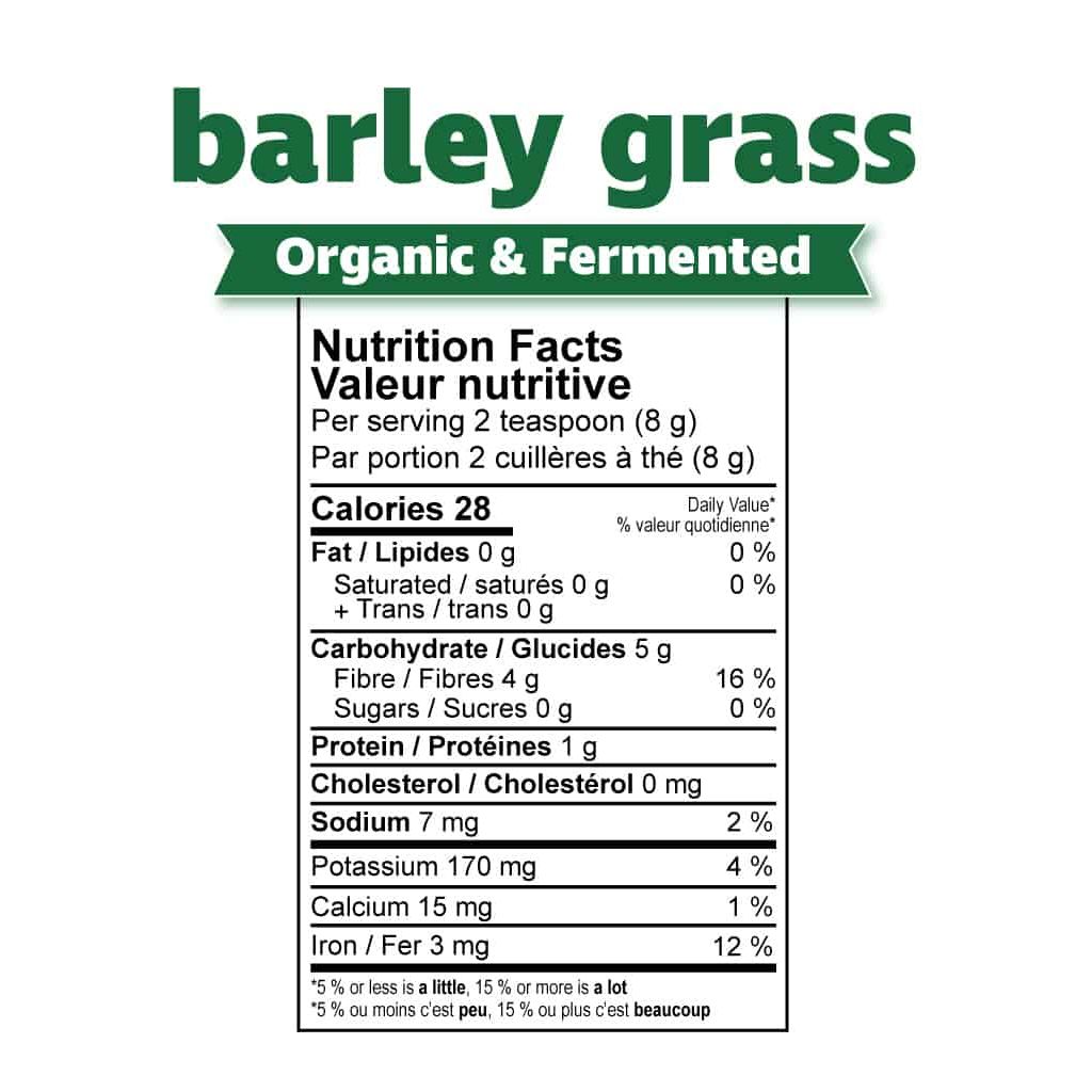 Prairie Naturals Organic Fermented Barley Grass Powder 150g
