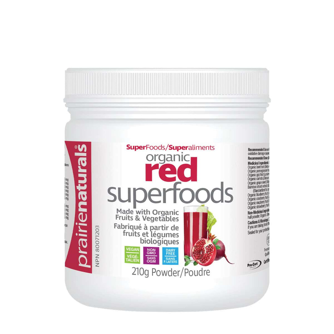 Prairie Naturals Organic Red Superfoods Powder 210g