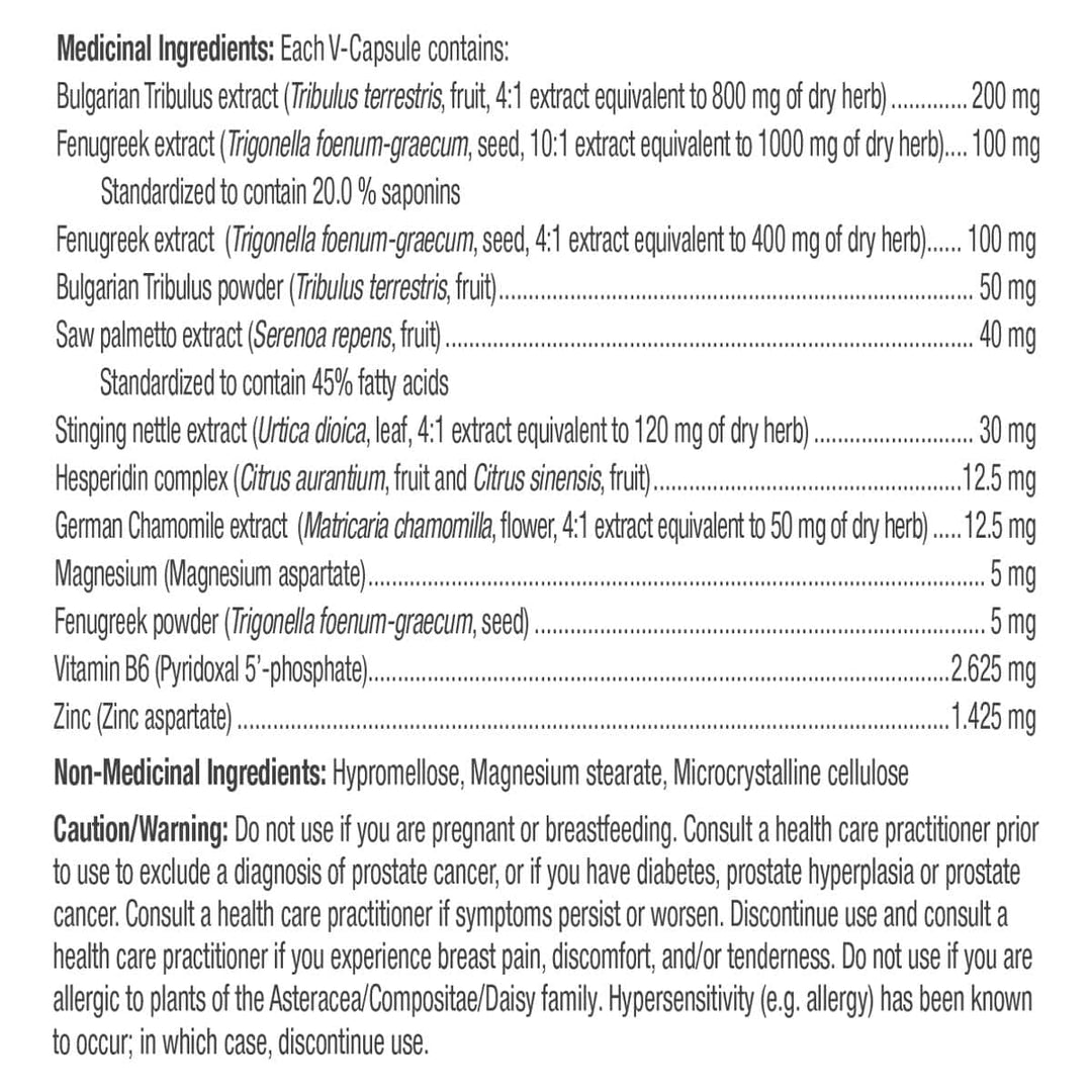 Prairie Naturals Test Force 60 V-Capsules