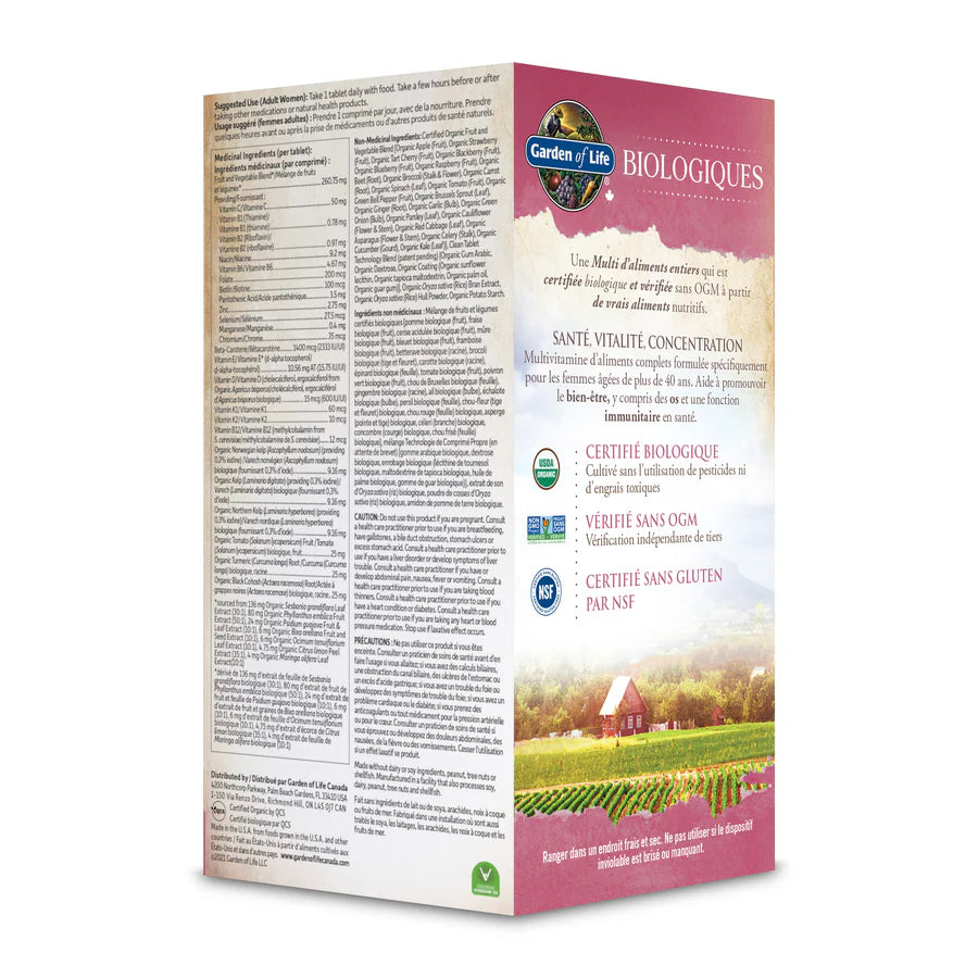 Garden of Life Organics Women's Multi 40+