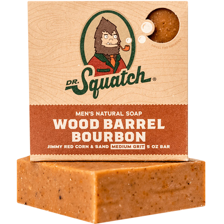 Dr. Squatch Soap Bar Wood Barrel Bourbon™