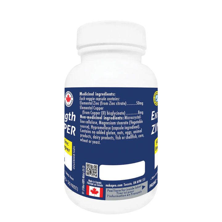 Naka Platinum Zinc + Copper Extra Strength