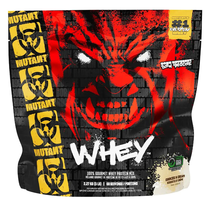 Mutant Whey Protein Powder, Cookies & Cream