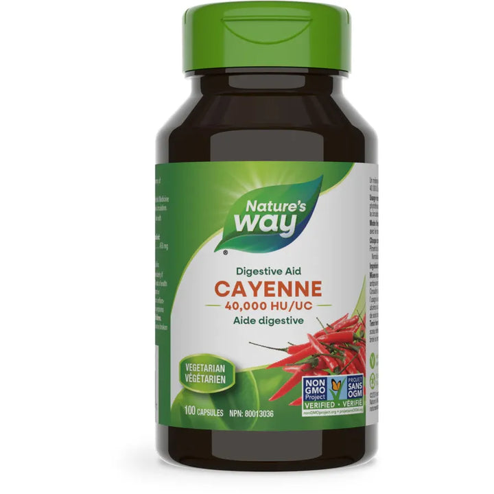 Nature's Way Cayenne 40,000 HU Capsules