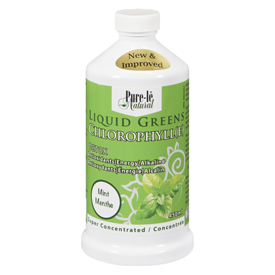 Pure-lē Liquid Greens Chlorophyll Mint Flavour