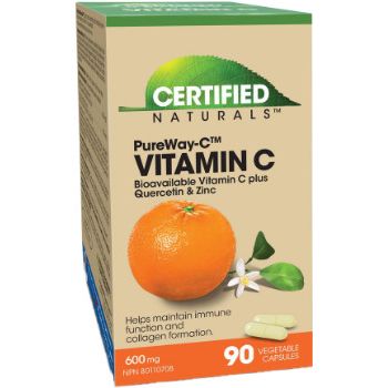 Certified Naturals™ PureWay-C™ Vitamin C 600 mg Plus Quercetin & Zinc