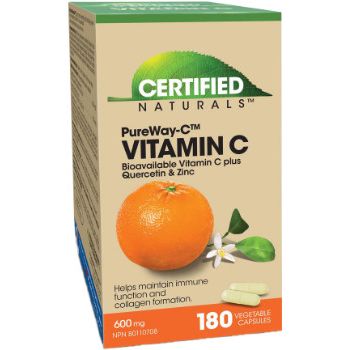 Certified Naturals™ PureWay-C™ Vitamin C 600 mg Plus Quercetin & Zinc