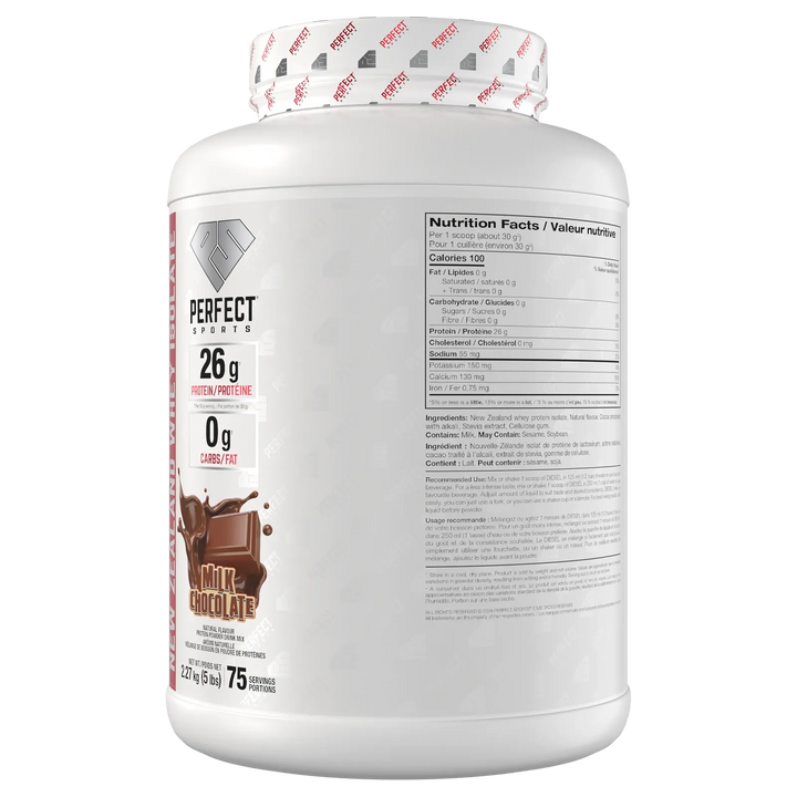 Perfect Sport Diesel - New Zealand Whey Isolate, Milk Chocolate Protein Powder