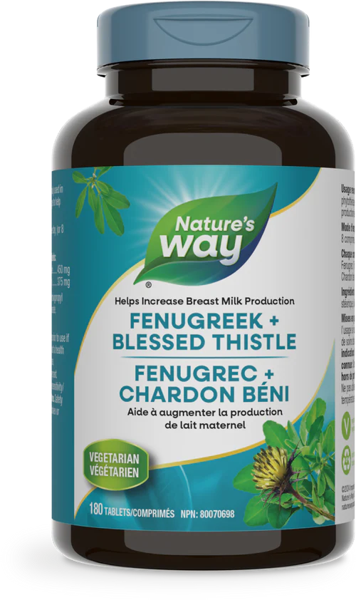 Nature's Way Fenugreek + Blessed Thistle Capsules