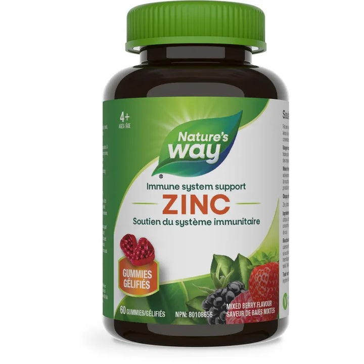 Nature's Way  Zinc Immune System Support Mixed Berry Flavour