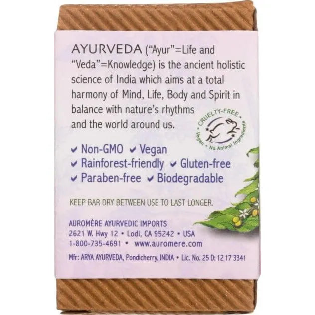 Auromère Ayurvedic Soap Bar 78 g