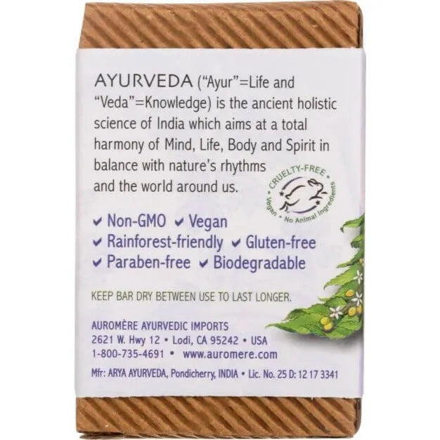 Auromère Ayurvedic Soap Bar 78 g